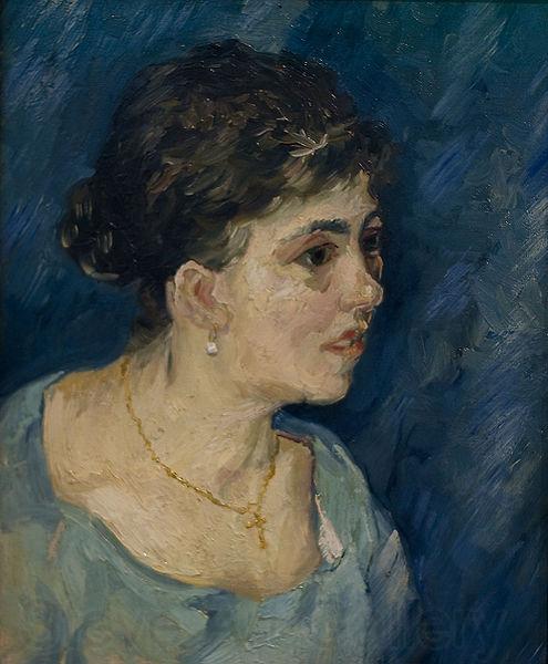 Vincent Van Gogh Kop van een vrouw, Norge oil painting art